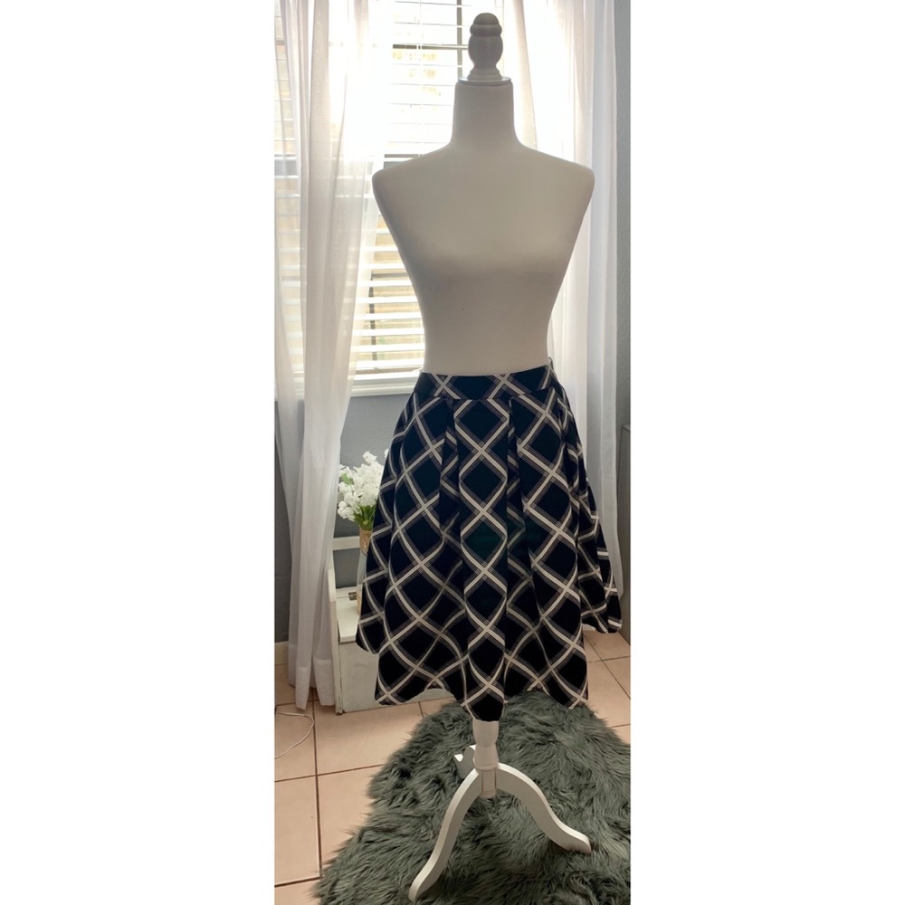 Express Vintage Plaid Skirt